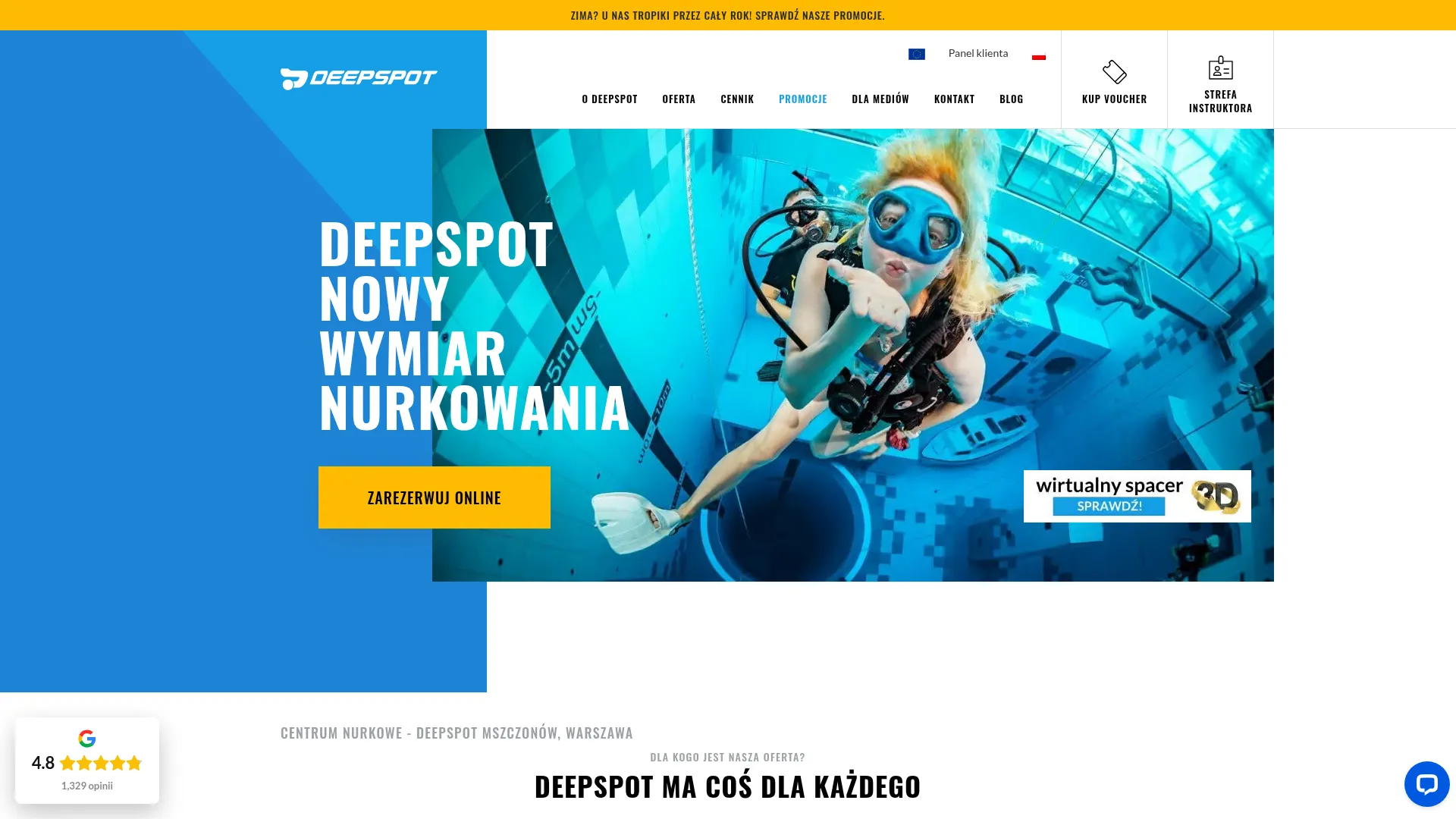 Zrzut ekranu strony