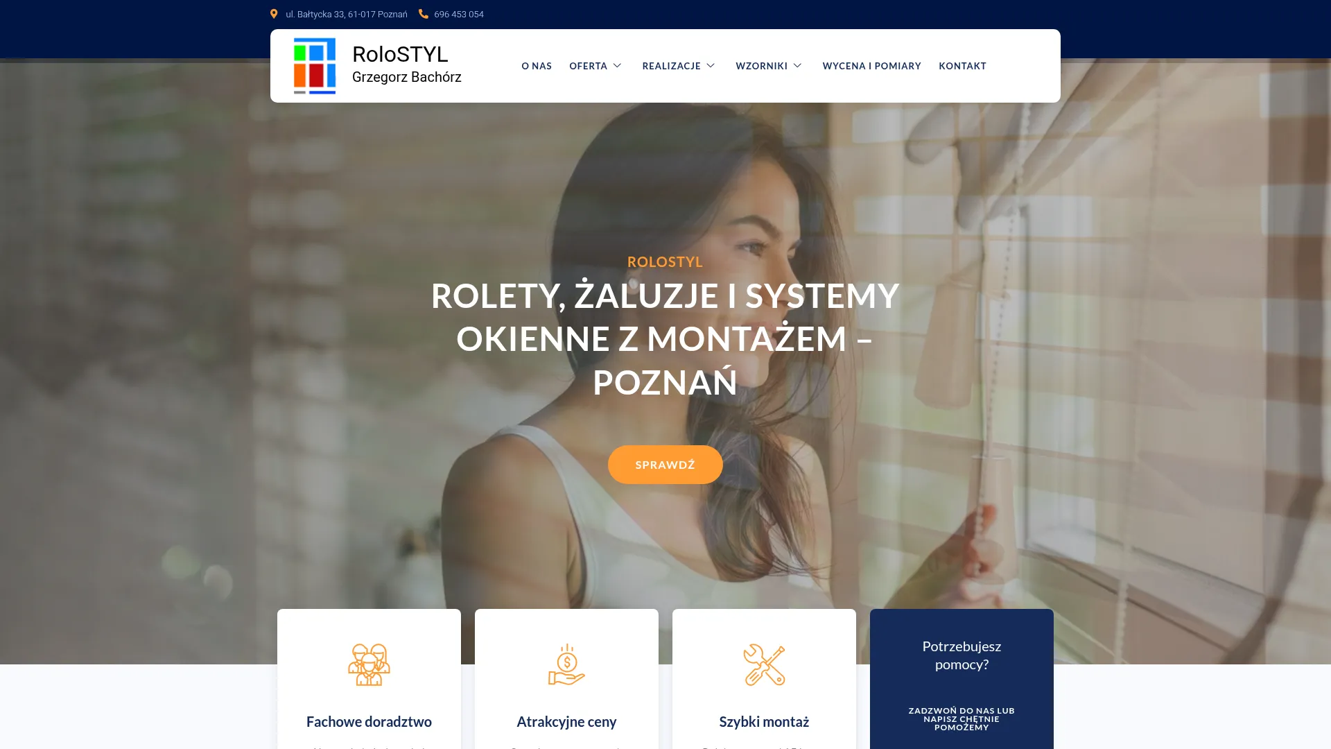 Zrzut ekranu strony