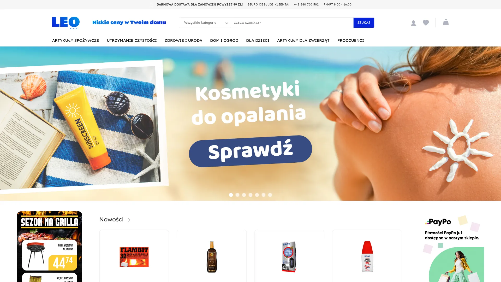 Zrzut ekranu strony