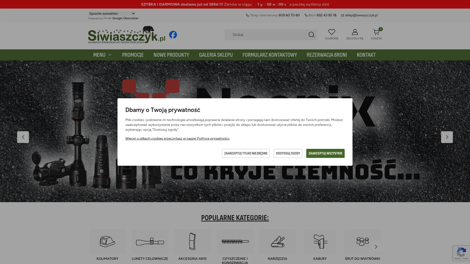 Zrzut ekranu strony